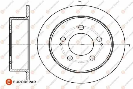 Тормозные диски EUROREPAR 1642780780