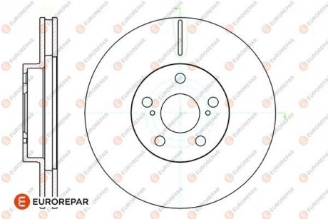 Гальмівні диски EUROREPAR 1667849780 (фото 1)