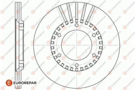 Тормозные диски EUROREPAR 1667859380