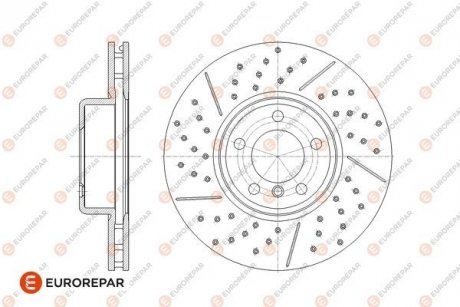 Тормозные диски EUROREPAR 1667862980 (фото 1)