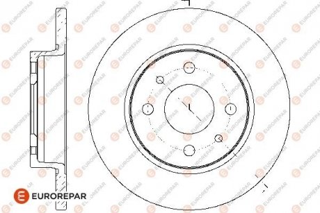 Тормозные диски EUROREPAR 1667863180