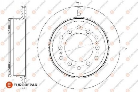 Тормозные диски EUROREPAR 1667865580