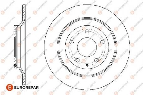 Тормозные диски EUROREPAR 1667866780 (фото 1)