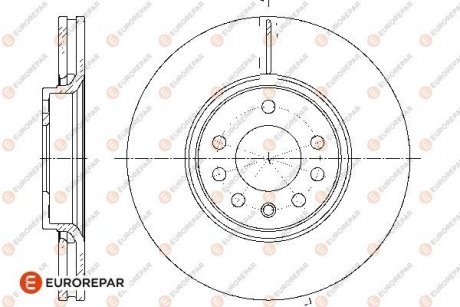 Тормозные диски EUROREPAR 1667867280 (фото 1)