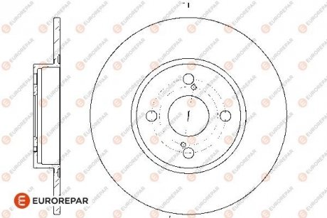 Тормозные диски EUROREPAR 1667870380