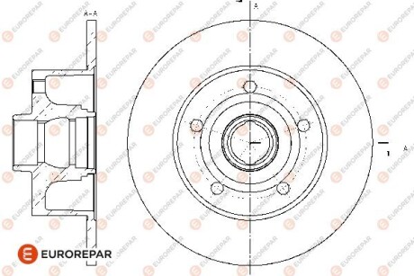 Тормозные диски EUROREPAR 1669615580