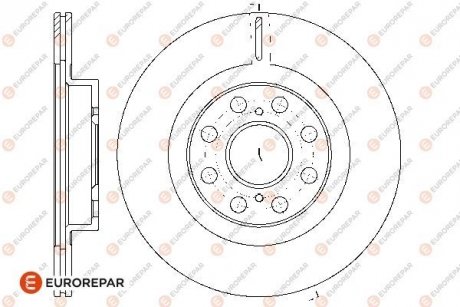 Тормозные диски EUROREPAR 1676009180