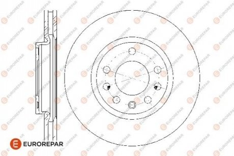 Тормозные диски EUROREPAR 1676009680 (фото 1)