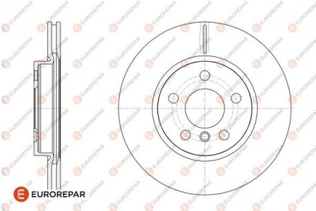 Тормозные диски EUROREPAR 1676010280 (фото 1)