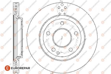 Гальмівні диски EUROREPAR 1676010480 (фото 1)