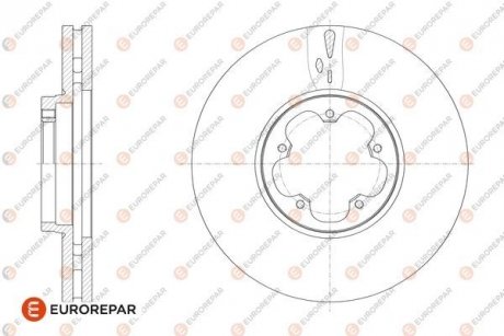 Тормозные диски EUROREPAR 1676010580