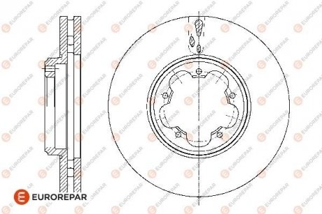 Тормозные диски EUROREPAR 1676010680