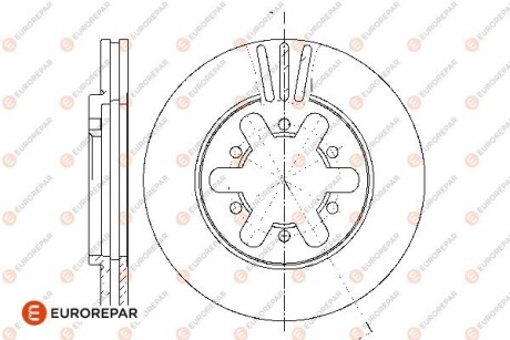 Тормозные диски EUROREPAR 1676011080