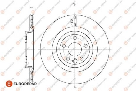 Тормозные диски EUROREPAR 1676011680 (фото 1)