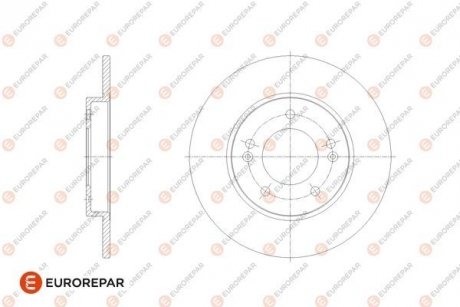Тормозные диски EUROREPAR 1676011980