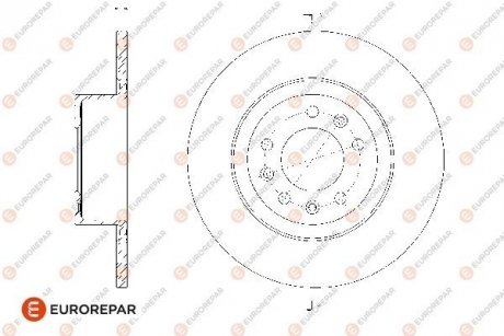 Тормозные диски EUROREPAR 1676012180