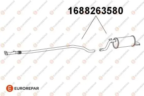 Автозапчасть EUROREPAR 1688263580
