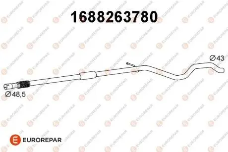 Автозапчасть EUROREPAR 1688263780