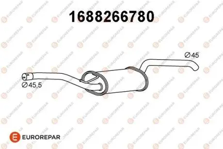 Автозапчасть EUROREPAR 1688266780