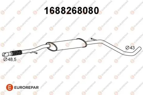Автозапчастина EUROREPAR 1688268080