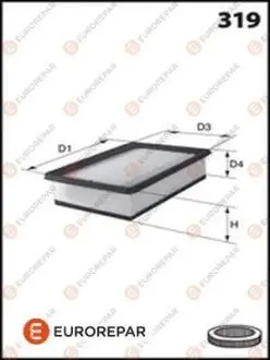Воздушный фильтр EUROREPAR E147046