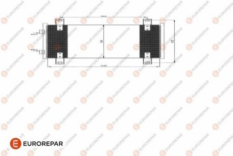 Радиатор кондиционера EUROREPAR E163368