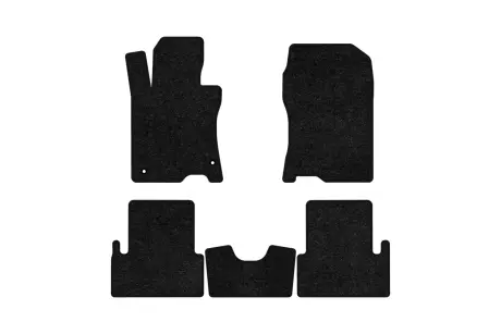 Ворсовые коврики Standard в салоне авто для Acura TSX (CU2) 2008-2014 2 поколения Sedan USA черный кант EVAtech AA23199C5TL2VEB