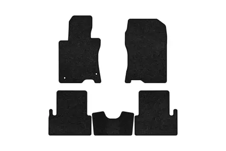 Ворсовые коврики Premium в салоне авто для Acura TSX (CU2) 2008-2014 2 поколения Sedan USA черный кант EVAtech AA23199CB5TL2VPB