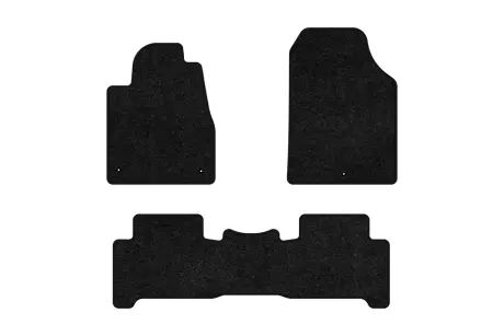 Ворсовые коврики Standard в салоне авто для Acura MDX (YD2) 2006-2013 2 поколения SUV USA черный кант EVAtech AA3391ZG3LA3VEB