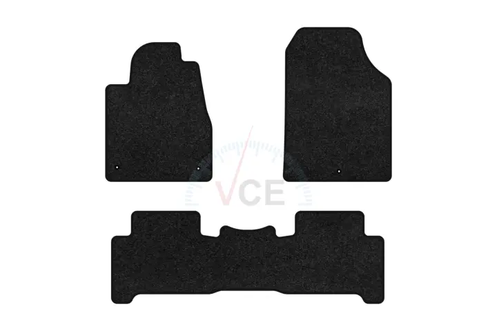 Ворсовые коврики Premium в салоне авто для Acura MDX (YD2) 2006-2013 2 поколения SUV USA черный кант EVAtech AA3391ZG3LA3VPB (фото 1)