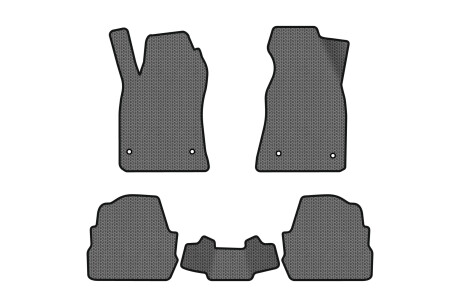 Коврики EVA в салон авто для A6 C5 4WD Audi 1997-2001 2 поколения Sedan EU EVAtech AU11281CLB5AV4SGB