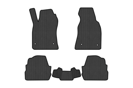 Коврики EVA в салон авто для A6 C5 4WD Audi 1997-2001 2 поколения Sedan EU EVAtech AU11281CVB5AV4SBB