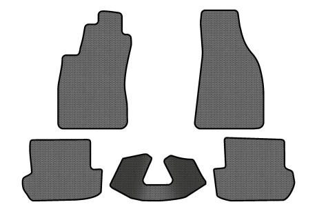 Килимки EVA в салон авто для A4 B6 MT Audi 2000-2004 2 покоління Cabrio EU EVAtech AU11498CG5SGB