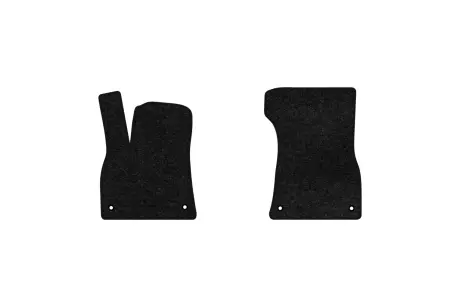 Ворсовые коврики Standard в салоне авто для Audi E-tron Quattro (GE) 2018 1 поколение SUV EU черный кант EVAtech AU12843AM2AV4VEB