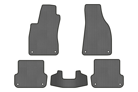 Коврики EVA в салон авто для A4 B6 AT Audi 2000-2004 2 поколения Sedan EU EVAtech AU1407CG5AV8RGB