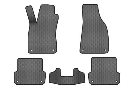 Коврики EVA в салон авто для A4 B6 AT Audi 2000-2004 2 поколения Sedan EU EVAtech AU1407CV5AV8SGB