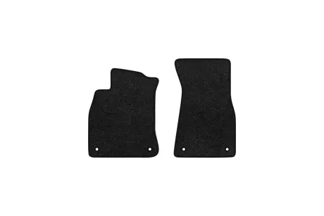 Ворсовые коврики Premium в салоне авто для Audi A6 Allroad Quattro (C8) 2018 5 поколения Combi EU черный кант EVAtech AU14110AB2AV4VPB