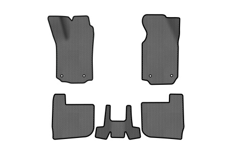 Килимки EVA в салон авто для A6 C4 Audi 1994-1997 1 покоління Sedan EU EVAtech AU1416CD5AV4RGB