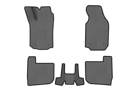 Коврики EVA в салон авто для A6 C4 Audi 1994-1997 1 поколение Sedan EU EVAtech AU1416CE5AV4RGB