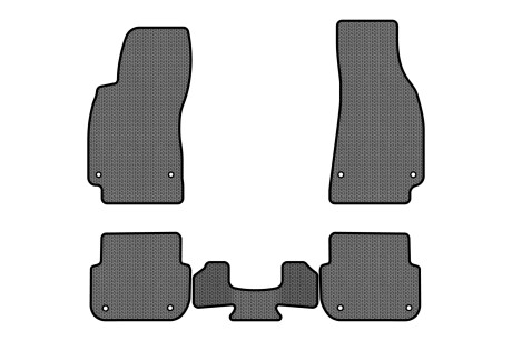 Коврики EVA в салон авто для A6 C6 Audi 2004-2008 3 поколения Sedan EU EVAtech AU3163CG5AV8SGB