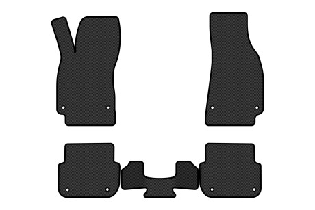 Коврики EVA в салон авто для A6 C6 Audi 2004-2008 3 поколения Sedan EU EVAtech AU3163CV5AV8RBB