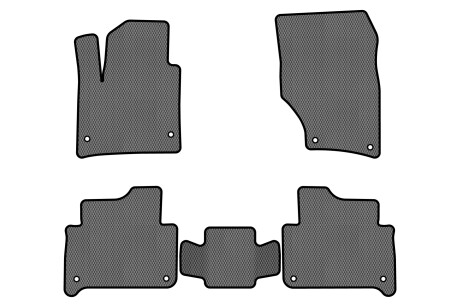 Коврики EVA в салон авто для Q7 4L 7 seats Audi 2005-2015 1 поколение SUV USA EVAtech AU32339C5AV8RGB