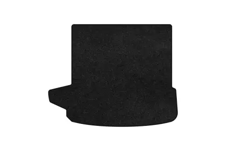 Ворсовый коврик Premium в багажнике авто для Audi Q7 (4L) 5 seats 2005-2015 1 поколение SUV USA черный кант EVAtech AU33004BO1VPB