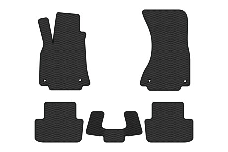 Коврики EVA в салон авто для A4 B8 Restyling Audi 2011-2015 4 поколения Sedan USA EVAtech AU33567C5AV4RBB