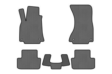 Коврики EVA в салон авто для A4 B8 Restyling Audi 2011-2015 4 поколения Sedan USA EVAtech AU33567C5AV4RGB