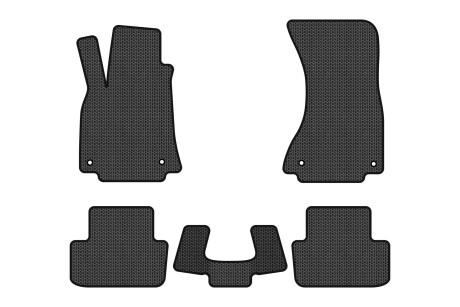 Коврики EVA в салон авто для A4 B8 Restyling Audi 2011-2015 4 поколения Sedan USA EVAtech AU33567C5AV4SBB