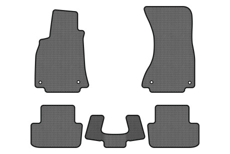 Килимки EVA в салон авто для A4 B8 Restyling Audi 2011-2015 4 покоління Sedan USA EVAtech AU33567CB5AV4SGB