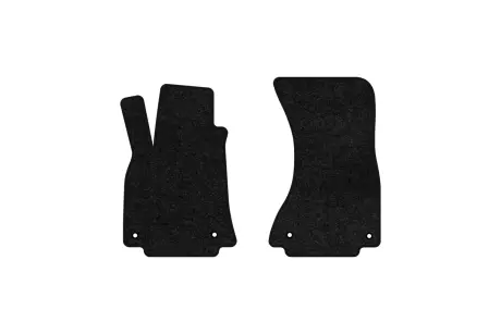 Ворсовые коврики Standard в салон авто для Audi A5 (8T) 2007-2011 1 поколение Coupe EU черный кант EVAtech AU3883A2AV4VEB