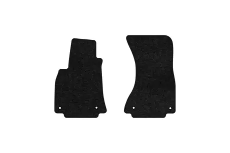 Ворсовые коврики Standard в салон авто для Audi A5 (8T) 2007-2011 1 поколение Coupe EU черный кант EVAtech AU3883AB2AV4VEB