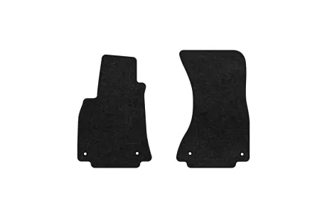 Ворсовые коврики Premium в салоне авто для Audi A5 (8T) 2007-2011 1 поколение Coupe EU черный кант EVAtech AU3883AB2AV4VPB